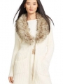 Lauren Ralph Lauren Faux Fur Shawl Cardigan